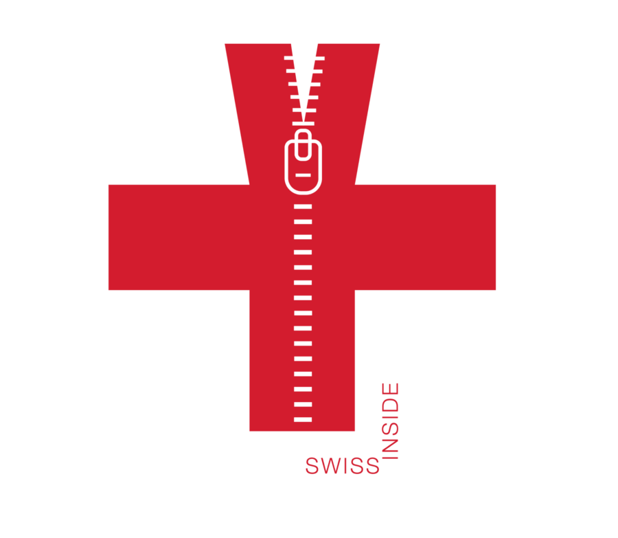 Swiss Cross | Zip Design | Unisex T-shirt - Image 6