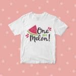 Infant "One In A Melon" Fine Jersey Tee.