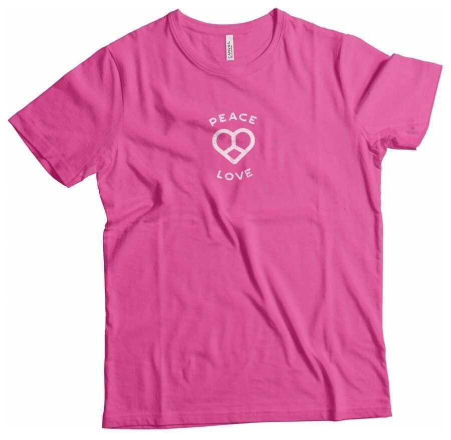 A PEACE and LOVE | Unisex Ultra Cotton Tee with the words peace and love.
