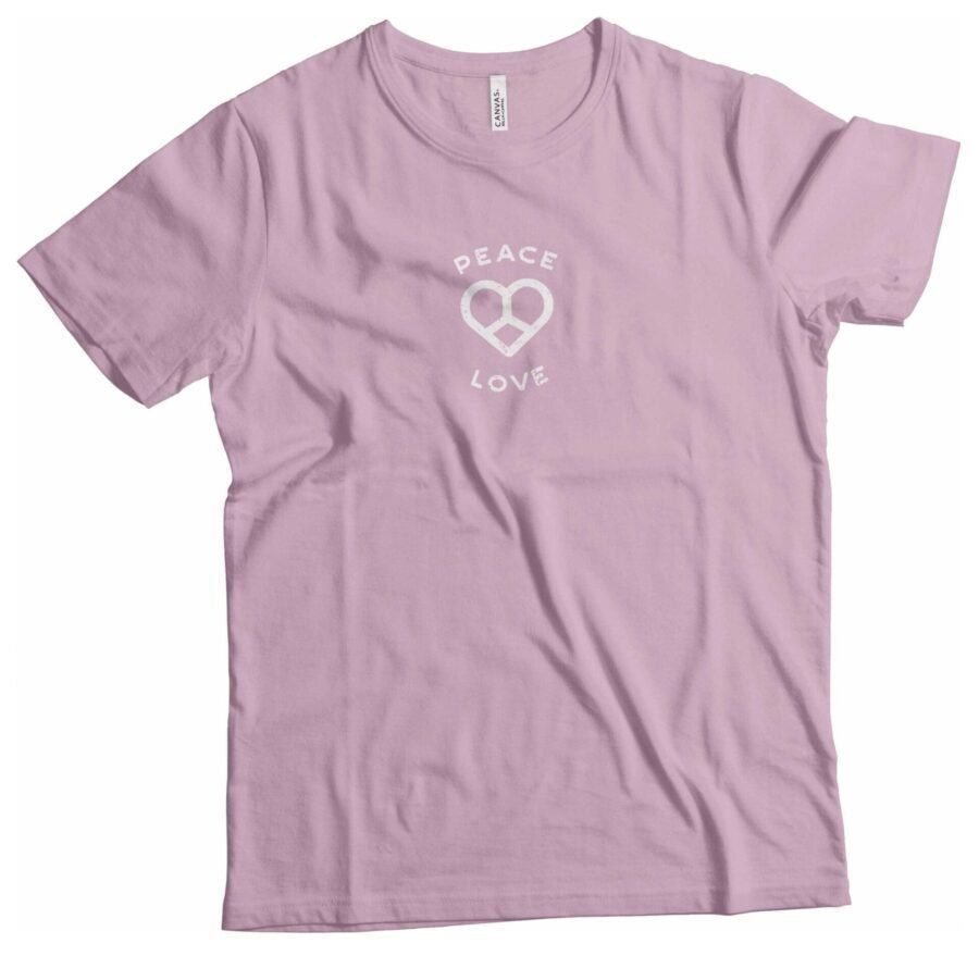 A PEACE and LOVE | Unisex Ultra Cotton Tee with the words peace and love on it.