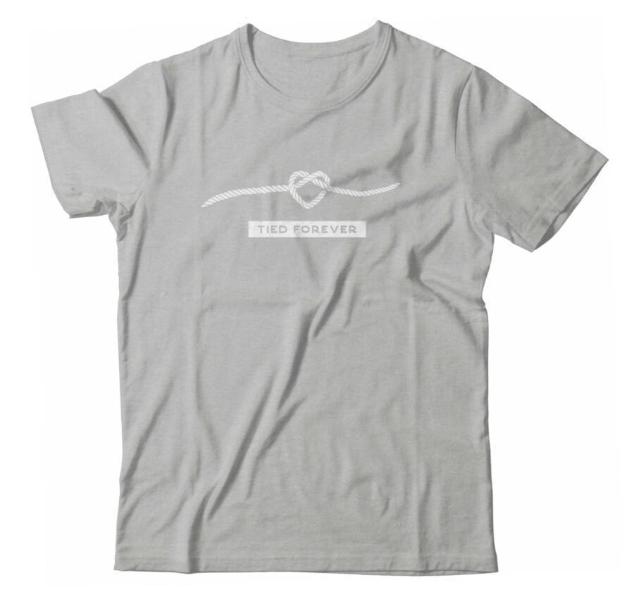 A "Rope Of Love" Unisex T-shirt with a heart on it.