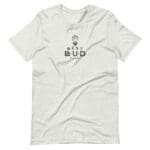 The Best Friends Bud(dy) Love / Flower Pun Valentine Tee logo on a white t - shirt with a flower pun.