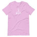A pink t-shirt with the word "Best Friends Bud(dy) Love" on it, perfect for Best Friends or as a Valentine's tee.