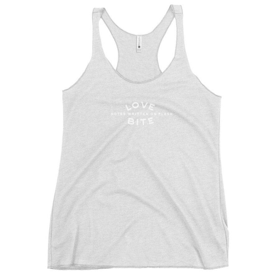 A LOVE BITE Women's Racerback Tank.
