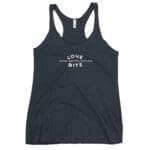 A LOVE BITE women's racerback tank top.
Product Name: LOVE BITE Women's Racerback Tank