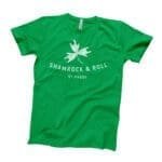 Shamrock & roll St. Patricks Day Sham"Rock On" Tee.