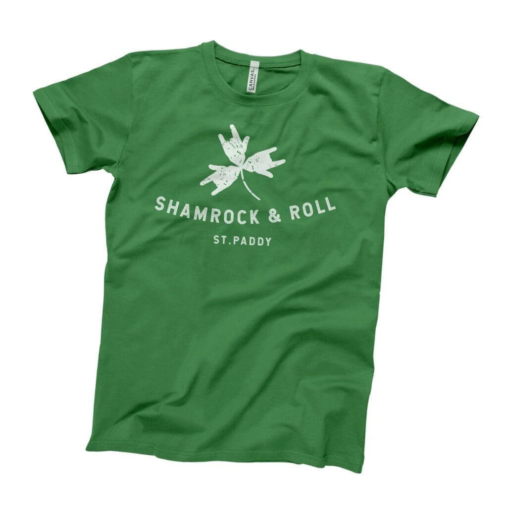 Shamrock & roll St. Patrick's Day Tee can be replaced with St. Patricks Day Sham"Rock On" Tee.