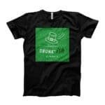 A St.Patricks Day Drunk-ish Tee with a green hat on it.