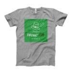 A green hat on a St.Patricks Day Drunk-ish Tee.