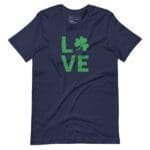 Shamrock LOVE St.Patricks Unisex t-shirt.