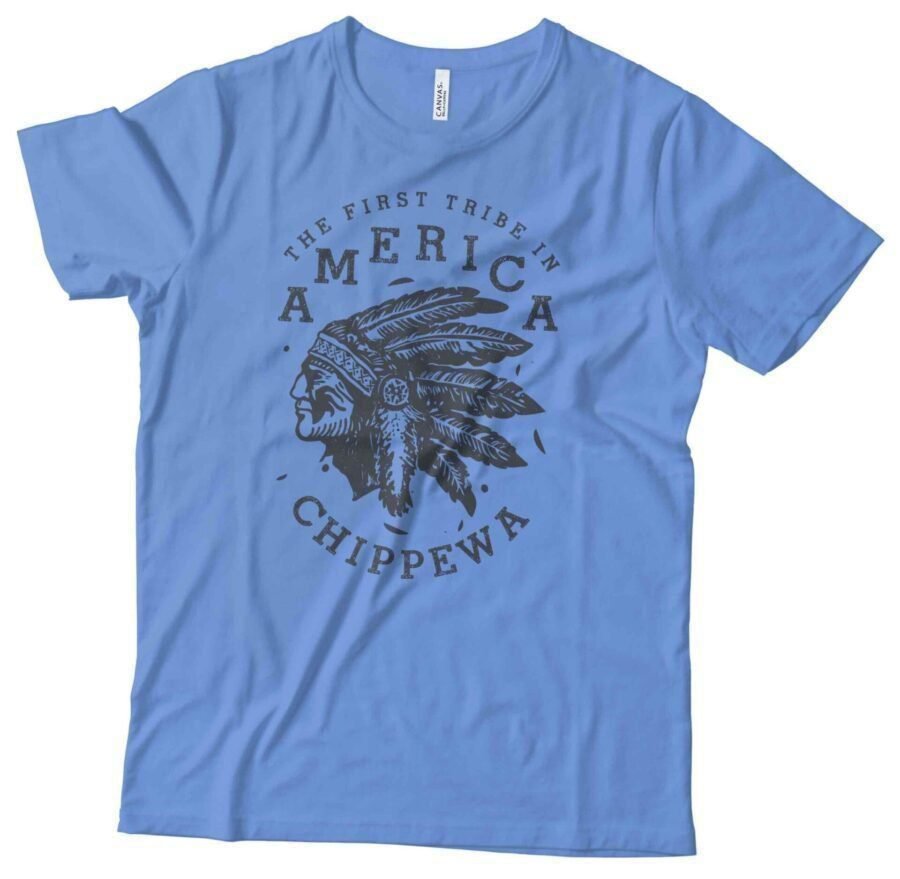 American Vintage Chippewa Tribe Unisex Heavy Cotton Tee.