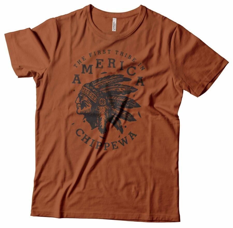 American Vintage Chippewa Tribe Unisex Heavy Cotton Tee.