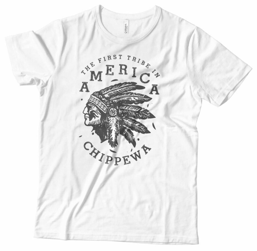 The American Vintage Chippewa Tribe Unisex Heavy Cotton Tee.