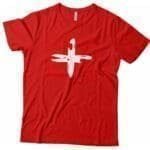 A Swiss Knife Cross Design T-shirt Unisex Heavy Cotton Tee.