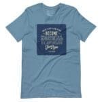 A REFUSE TO BE NORMAL Just Be You Motivational Quote Unisex T-Shirt that encourages becoming the best version of yourself.