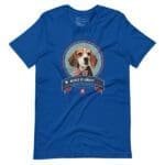 Independence Day 4th July | BEAGLE LIBERTY | Unisex Heavy Cotton Tee featuring an american flag.