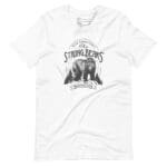 A white, unisex Wild Territory THE STRONG BEARS Unisex T-shirt that says 'strong bears' from THE STRONG BEARS collection.