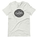The Chicago Unisex T-Shirt featuring the Chicago logo.