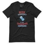 The Beer Grounded, It Was Lagering with the Wrong Crowd T-Shirt is a lagering unisex t-shirt.