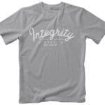integrity unisex t-shirt grey