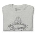 Chill and Grill Camping Thrill unisex t-shirt.