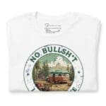 No Lost and Free unisex camping t-shirt.