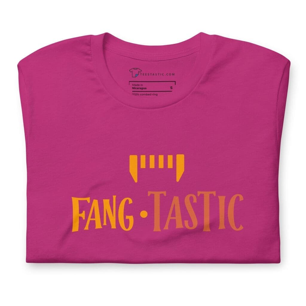Halloween Fang Tastic Unisex t-shirt