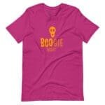 A Halloween BOO-GIE Night Unisex t-shirt, perfect for Halloween.