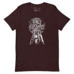 A maroon Indian Motorcycle Rider Unisex t-shirt.