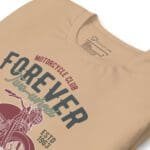 Ride Forever in Style with the Forever 2 Wheel Motorcycle Unisex T-Shirt - Your Passport to Timeless Co t-shirt.