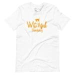 Halloween-themed Witchful Thinking unisex t-shirt.