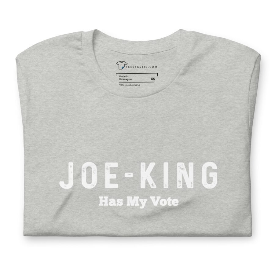 Joe-King | Election 2024 | Unisex Cotton Tee - Image 5