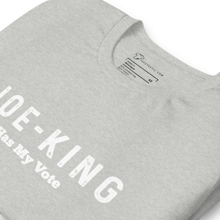 Joe-King | Election 2024 | Unisex Cotton Tee - Image 6
