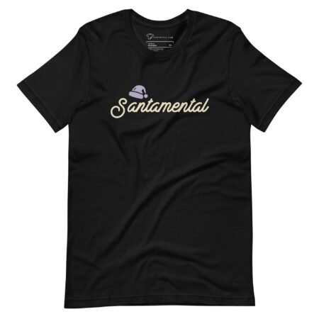 Santa Mental | Festive Holiday | Unisex Cotton t-shirt