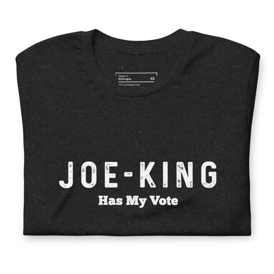Joe-King | Election 2024 | Unisex Cotton Tee - Image 8