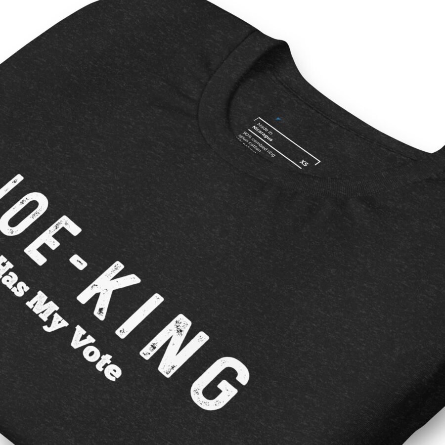 Joe-King | Election 2024 | Unisex Cotton Tee - Image 9