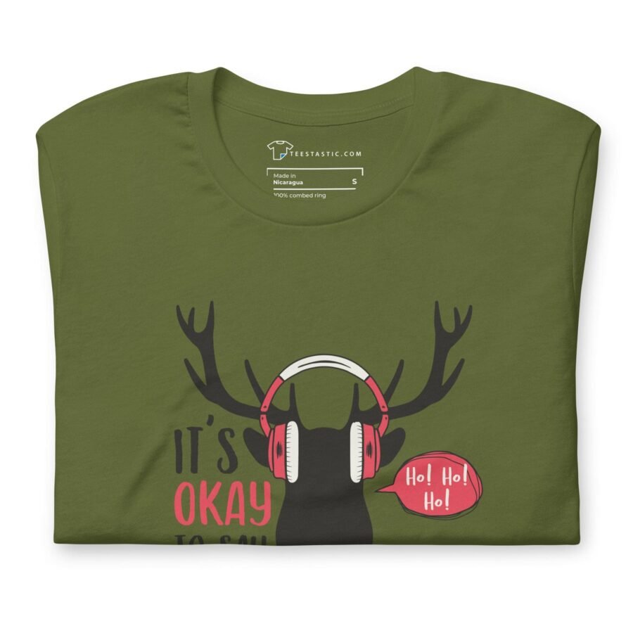 HO HO HO | Christmas Festive Season | Unisex Heavy Cotton Tee - Image 3