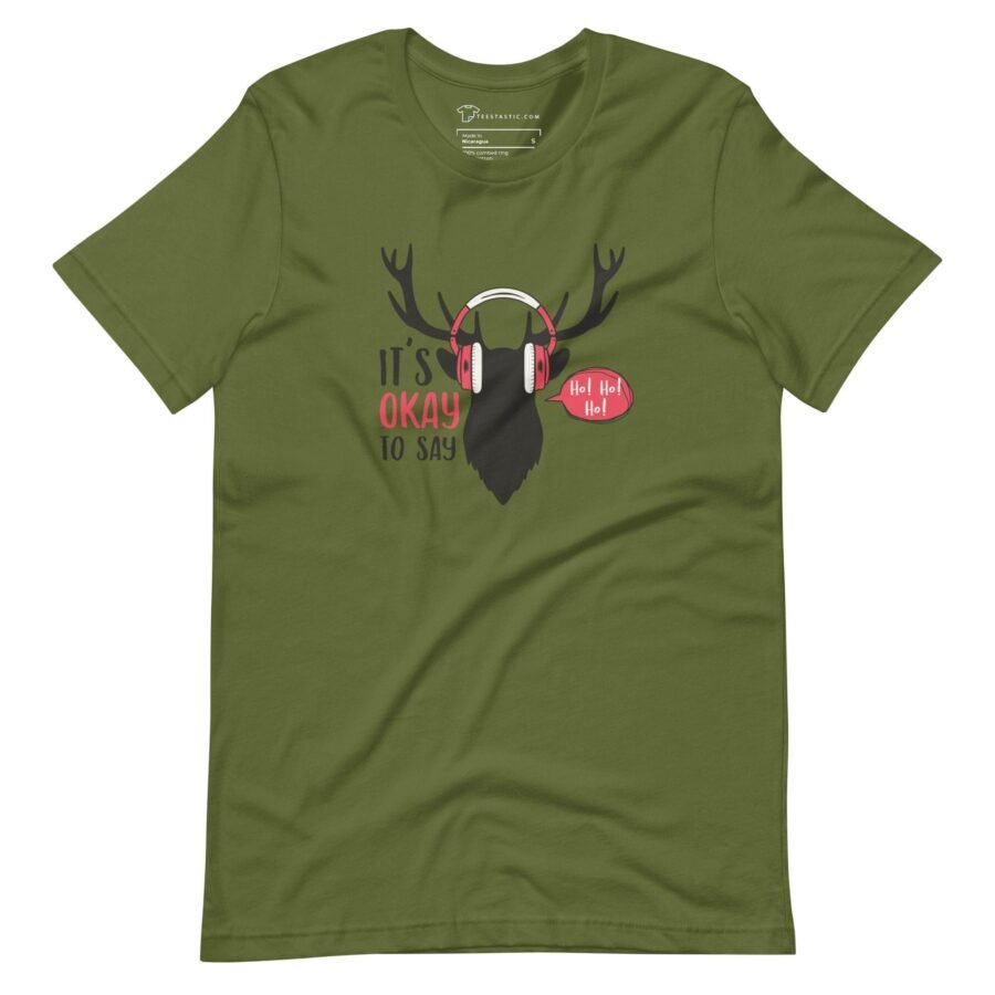 HO HO HO | Christmas Festive Season | Unisex Heavy Cotton Tee - Image 2