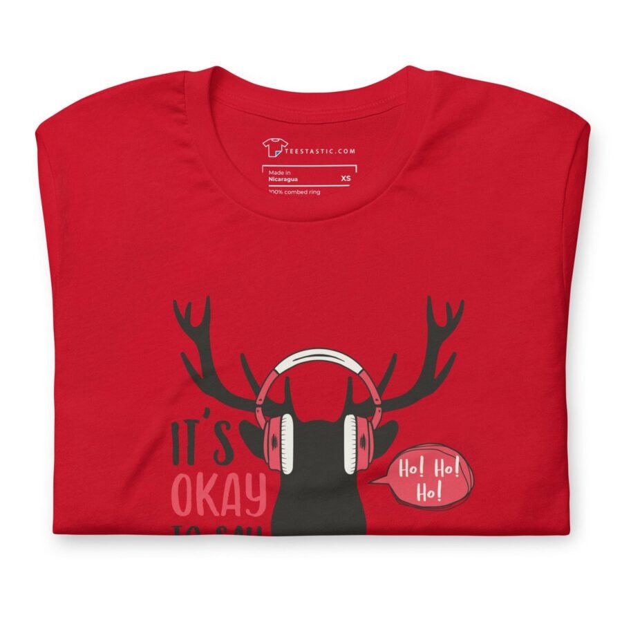 HO HO HO | Christmas Festive Season | Unisex Heavy Cotton Tee - Image 6