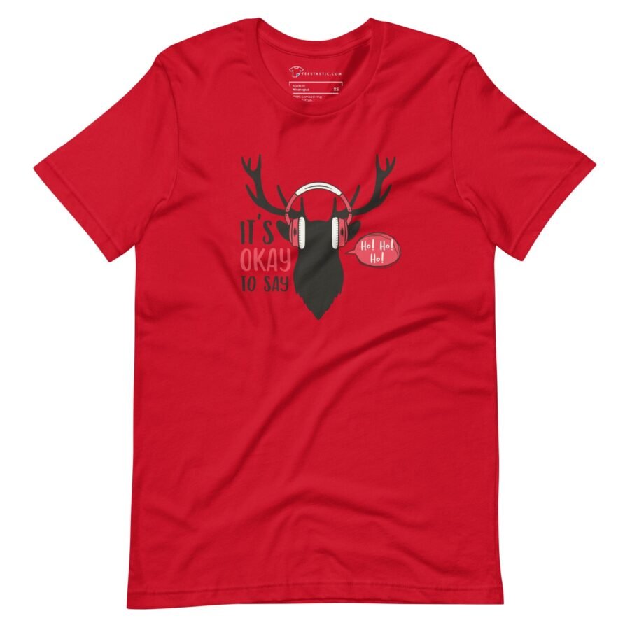 HO HO HO | Christmas Festive Season | Unisex Heavy Cotton Tee - Image 5
