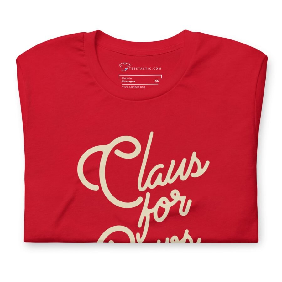 Claus For Paws | Christmas | Dog | Unisex -shirt - Image 9