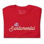 Santa Mental | Festive Holiday | Unisex Cotton t-shirt - Image 7
