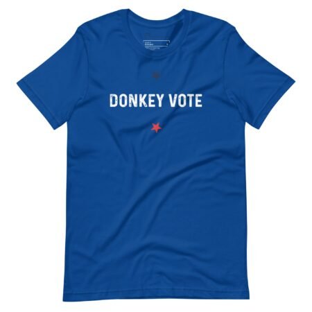Democrat Donkey | Election 2024 | Unisex Heavy Cotton t-shirt