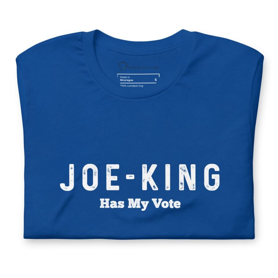 Joe-King | Election 2024 | Unisex Cotton Tee - Image 2