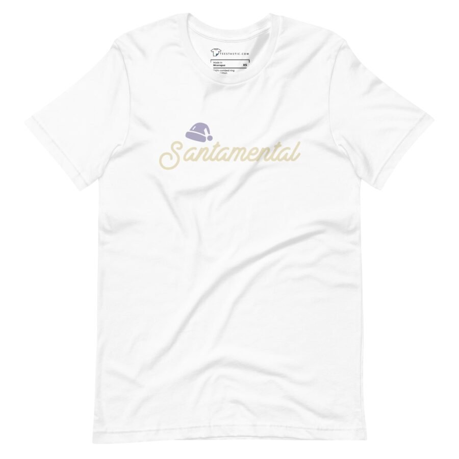 Santa Mental | Festive Holiday | Unisex Cotton t-shirt - Image 11