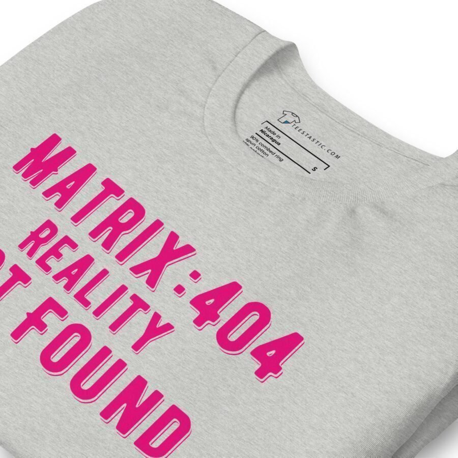 Matrix: 404 Reality Not Found | Unisex Heavy Cotton Tee not found unisex heavy cotton tee.