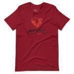 A unisex red Love Wineist | Unisex Heavy Cotton t-shirt with the word Windfest on it.