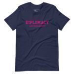 Diplomacy Not Destruction | Unisex Heavy Cotton Tee showcasing the art of diplomacy.
