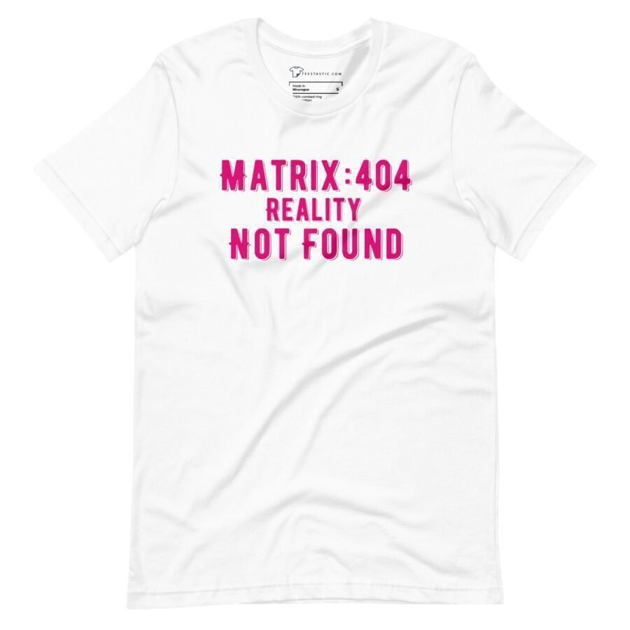 Matrix : 404 Reality Not Found | Unisex Heavy Cotton Tee