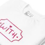 A With Love | Unisex Heavy Cotton sweatshirt with the word love on it.